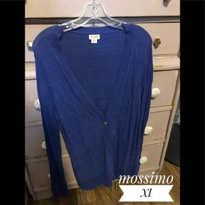 Mossimo XL Textured Sweater in Cobalt blue